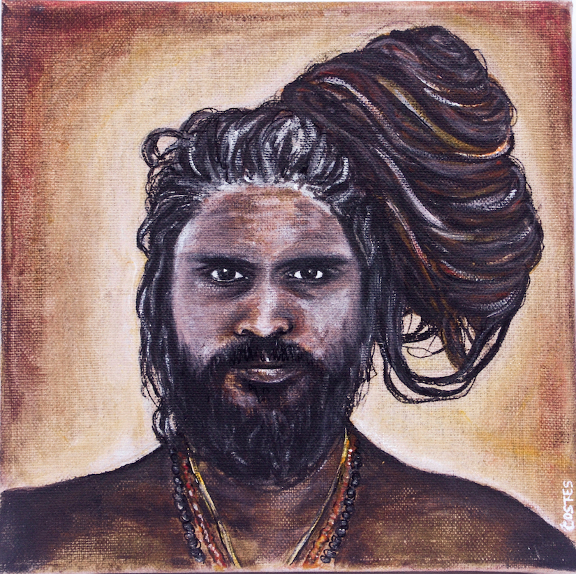Saddhu, 20x20cm