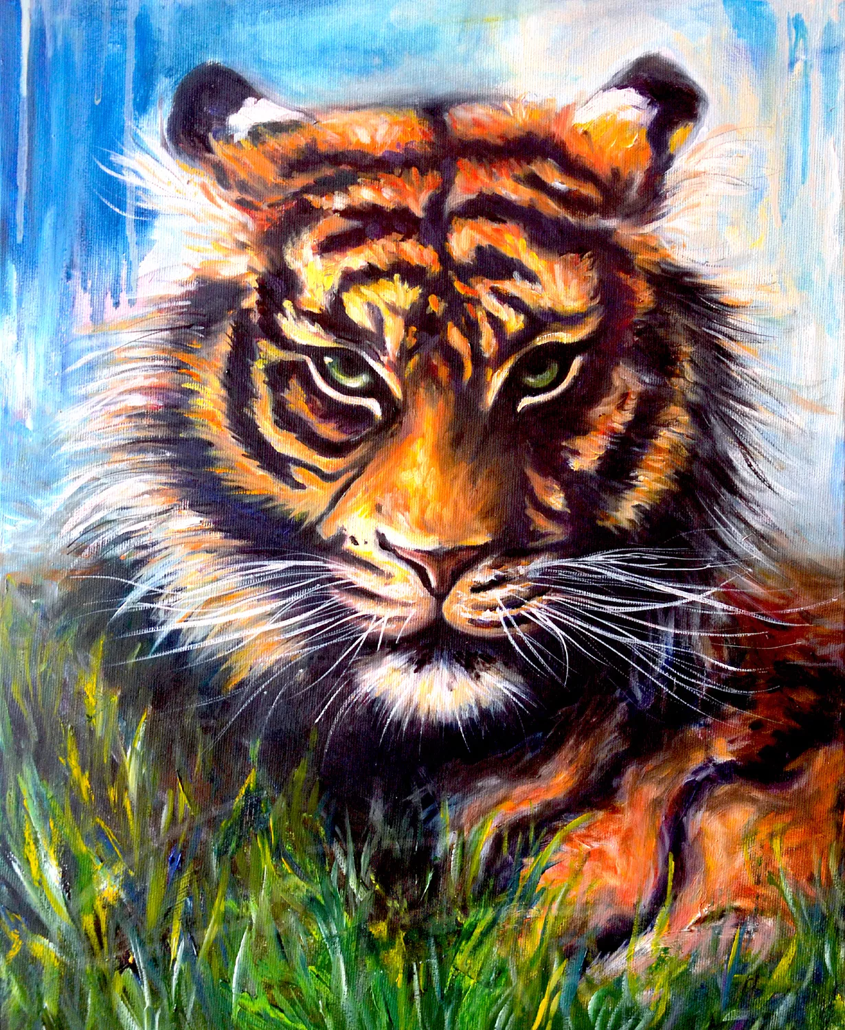 Tigre, 50x40cm