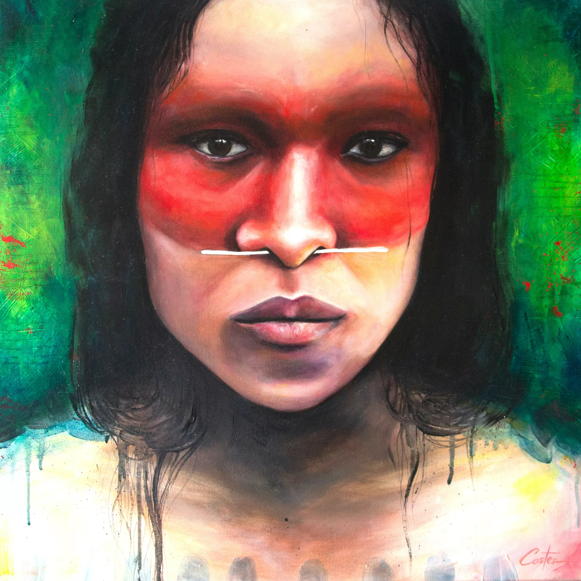 Ushe, 60x60cm