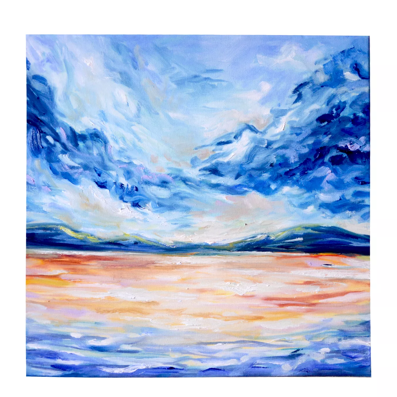 Paysage Impressioniste, 30x30cm