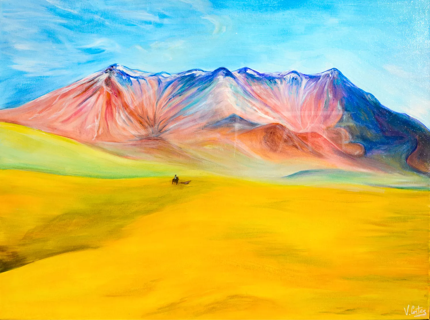 Évasion en Terres Lointaines, 46x61cm